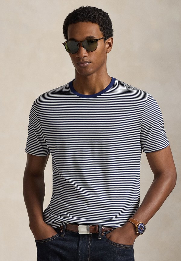 Polo Ralph Lauren STANDARD FIT STRIPED LISLE T-SHIRT