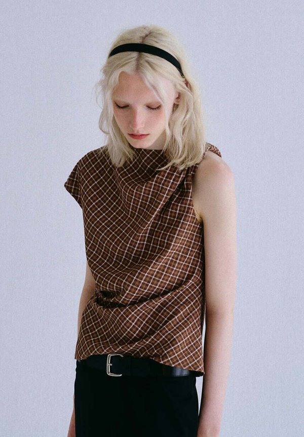 Mango ADULT - Blouse - dark brown