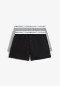Tommy Hilfiger SIGNATURE 2 PACK - Boxer shorts - blk antique silver