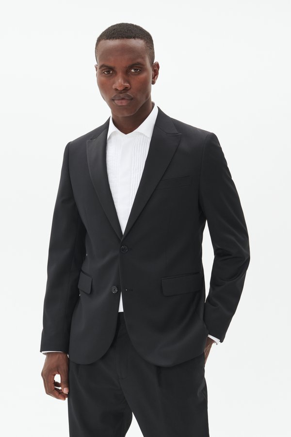 Matinique MAGEORGE TUX SATIN TRIMMED BLAZER
