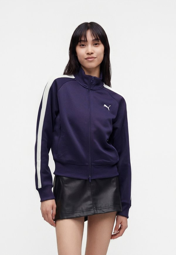 Puma T7 ALWAYS ON SHORT TRACK JACKET - Zip-up sweatshirt - purple