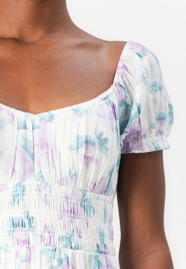 Hollister Co. SMOCKED WAIST MAXI DRESS