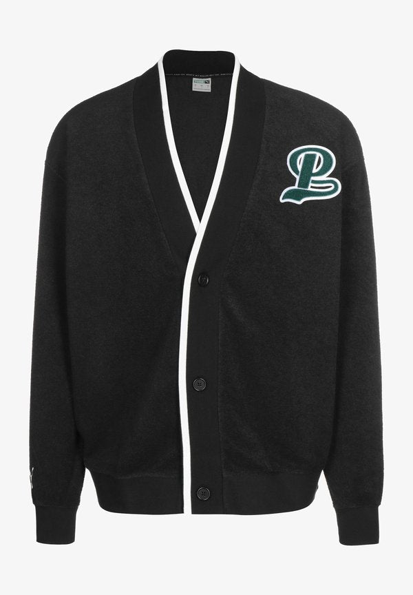 Puma TEAM FANCY - Fleece jacket - puma black