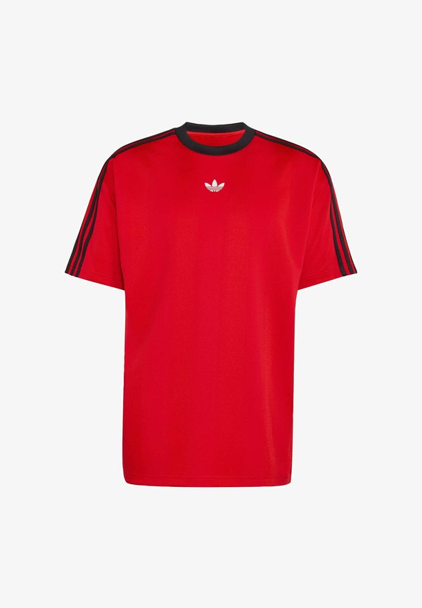 adidas Originals JACQUARD JERSEY - Print T-shirt - vivid red