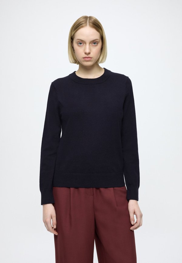 Marc O'Polo DENIM KNIT PULLOVER, LONGSLEEVE, ROUND NECK