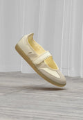 adidas Originals SAMBA JANE W - Ankle strap ballerina shoes - cream white/cream white/gum