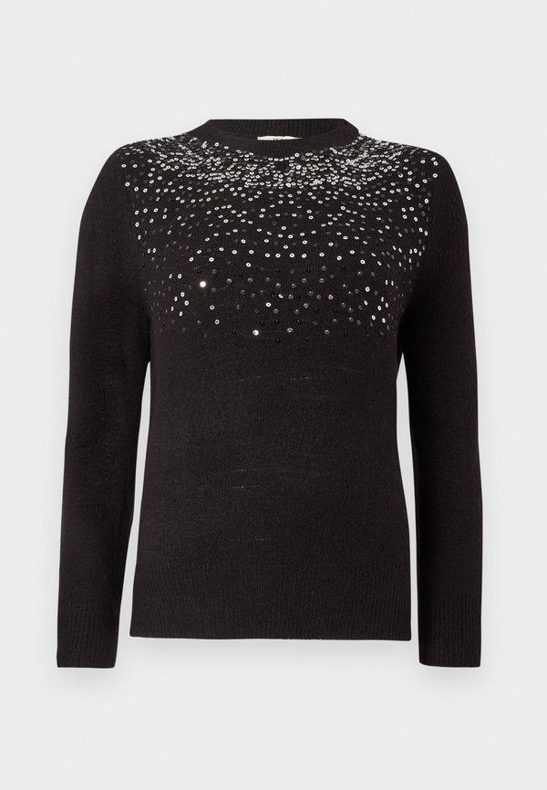 JDY JDYAMINA O NECK SEQUIN PULLOVER
