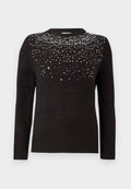 JDY JDYAMINA O NECK SEQUIN PULLOVER