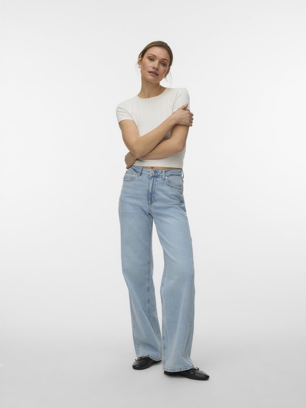 Vero Moda Wide-fit VMTESSA High rise wide leg fit