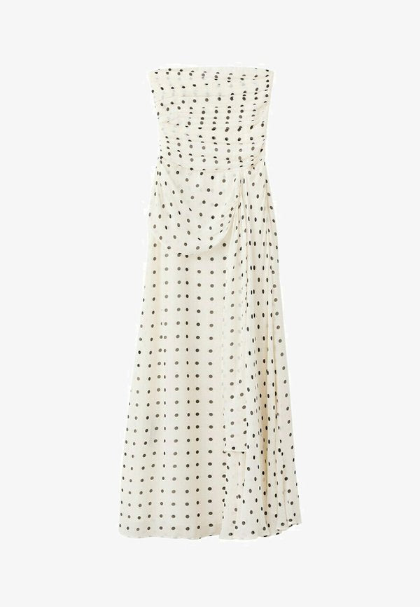 Mango ADULT - Maxi dress - off-white