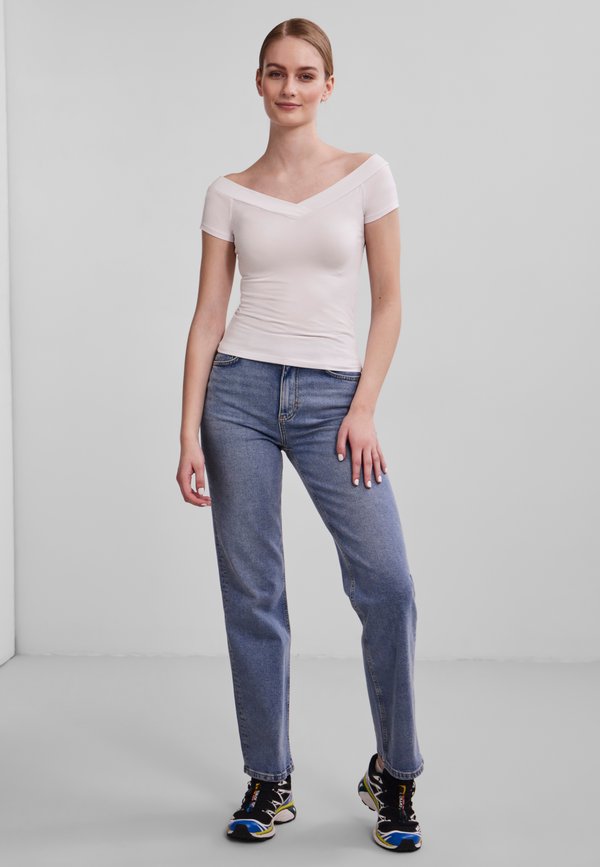 Pieces PCMALIVA OFF SHOULDER V NECK