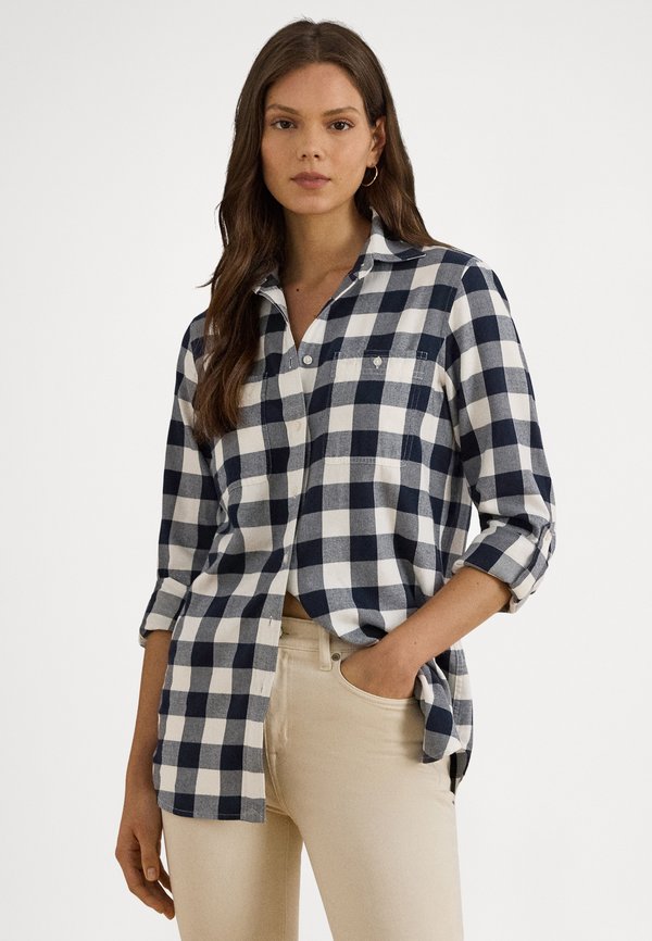 Lauren Ralph Lauren RELAXED FIT CHECK COTTON SHIRT