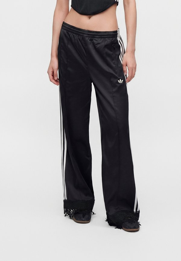 adidas Originals SATIN LACE FIREBIRD - Tracksuit bottoms - black