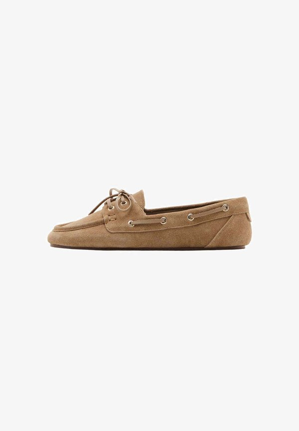 Mango ADULT - Boat shoes - sand