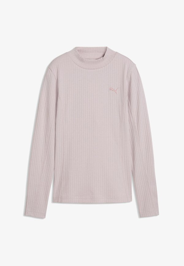 Puma HER SLIM GERIPPTES LANGARMSHIRT - Long sleeved top - misty pink
