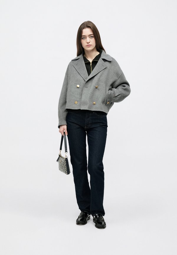 Tommy Hilfiger WOOL BLEND DOUBLE BREASTED PEACOAT