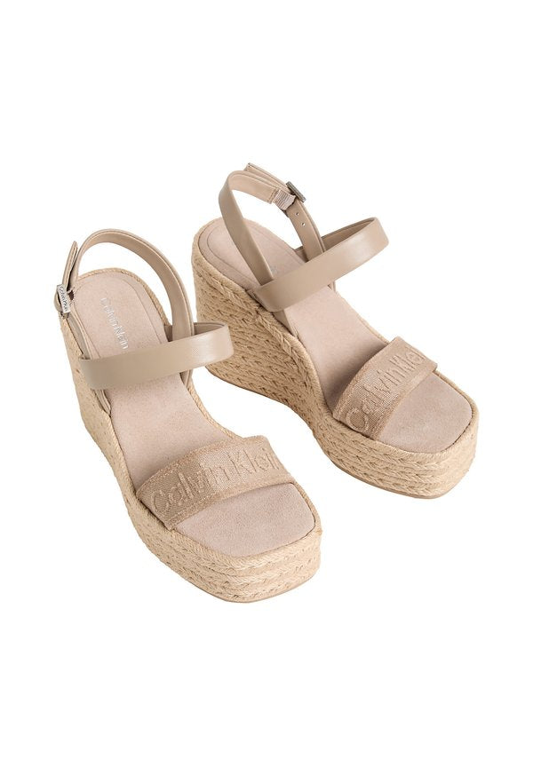 Calvin Klein WEDGE ESPAD 70 WEBBING LTH