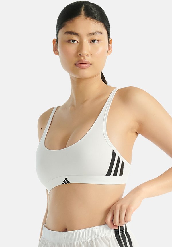 adidas Sportswear SCOOP BRALETTE - Bustier - white