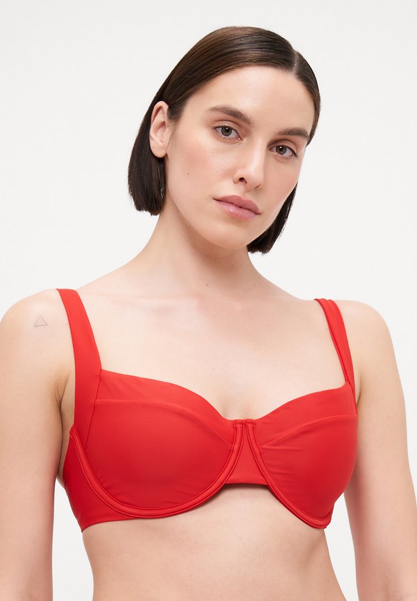 Abercrombie & Fitch Curve Love Wide Strap Underwire Bikini Top
