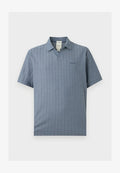 Calvin Klein EASY VERTICAL TEXTURED - Polo shirt - blue