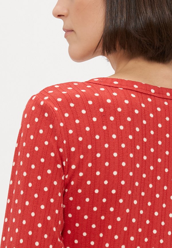 Abercrombie & Fitch POINTELLE LONG SLEEVE SHIRT