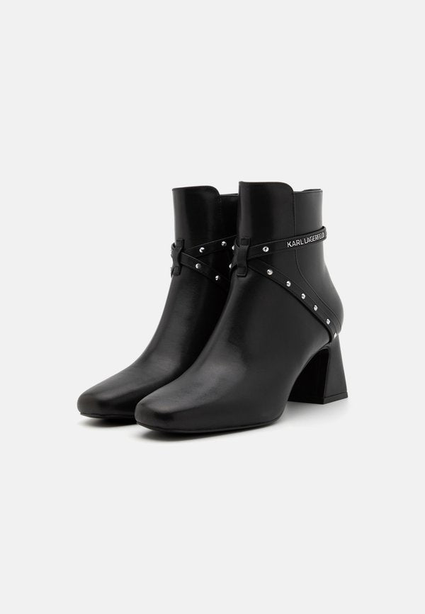 KARL LAGERFELD BEATA STUDS ANKLE BOOT