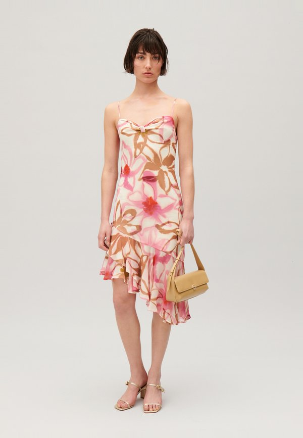 Claudie Pierlot ROBE MIDI IMPRIMÉE SOIE
