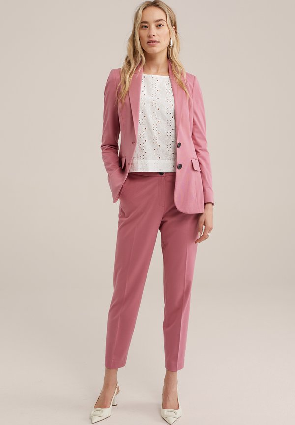 WE Fashion DAMES SLIM FIT PANTALON MET STRETCH