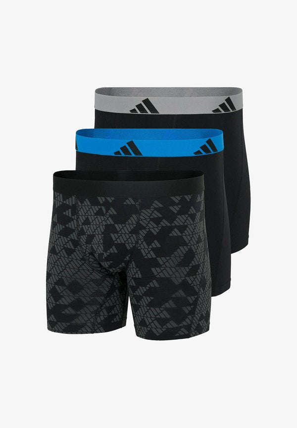 adidas Sportswear 3 PACK - Boxer briefs - schwarz/grau/blau