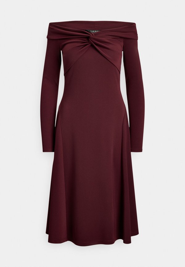 Lauren Ralph Lauren TWIST-FRONT OFF-THE-SHOULDER DRESS