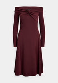 Lauren Ralph Lauren TWIST-FRONT OFF-THE-SHOULDER DRESS