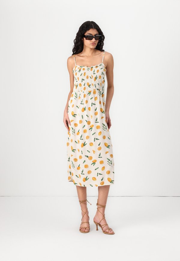 Pieces PCNYA STRAP MIDI SMOCK DRESS