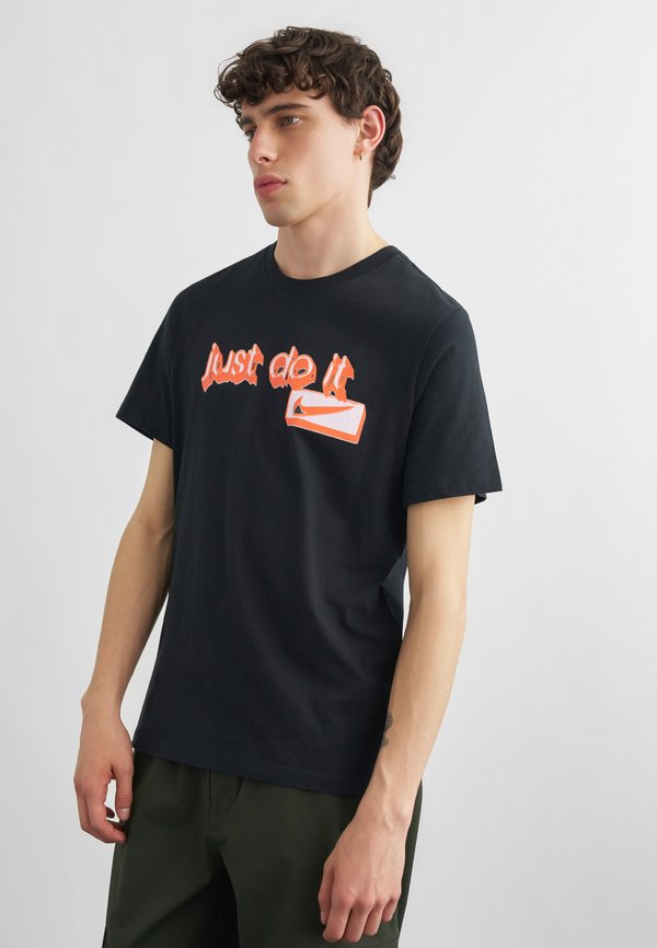 Nike Sportswear TEE BLUR  - Print T-shirt - black