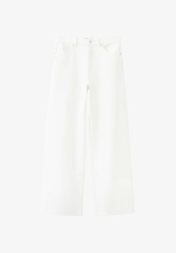 Mango ADULT - Relaxed fit jeans - white