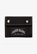 Calvin Klein GRAPHIC TRIFOLD WALLET - Wallet - black