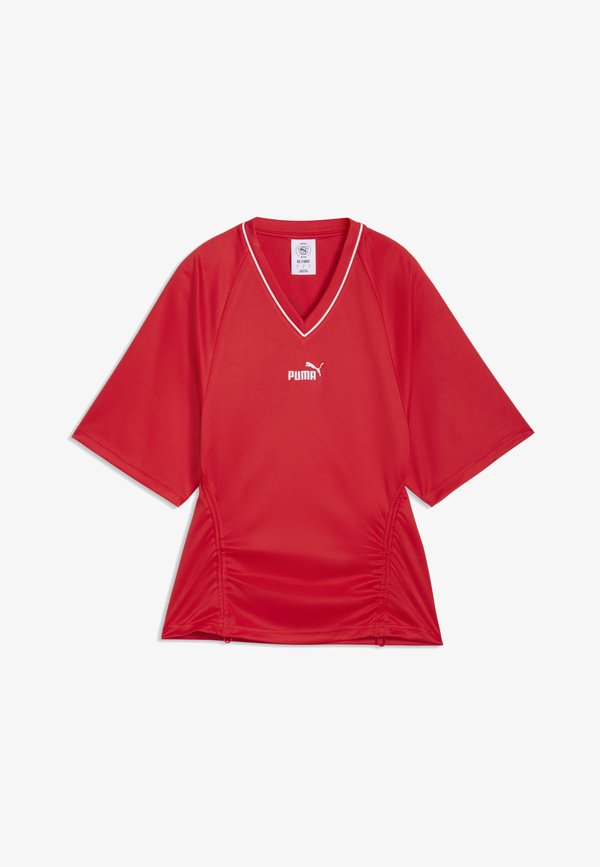 Puma FUTURE ARCHIVE FITTED WAIST  - Print T-shirt - for all time red