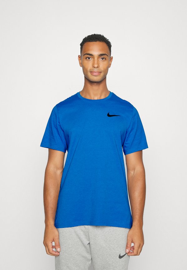 Nike Performance M NP DF NPC BURNOUT SS TOP 3. - Sports T-shirt - light photo blue/black