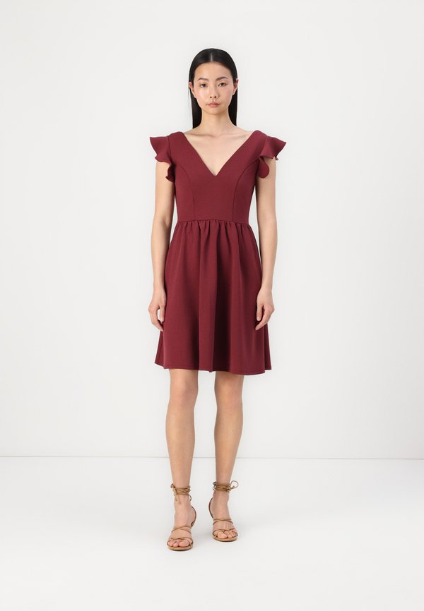 VILA VICLARA FLOUNCE SLEEVES DRESS