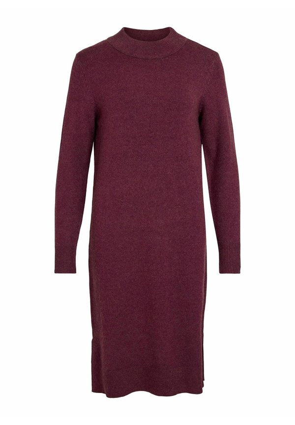 VILA VIRIL CREW NECK MIDI DRESS