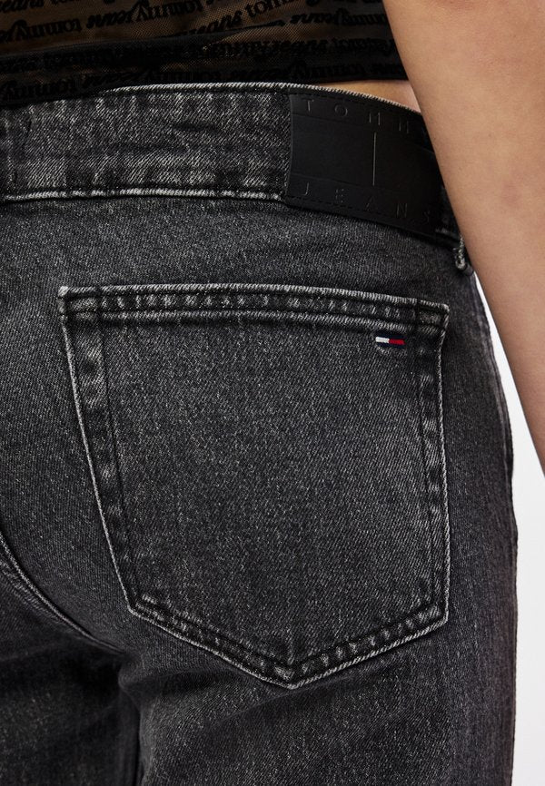 Tommy Jeans FADED LOW RISE BOOTCUT BLACK JEANS