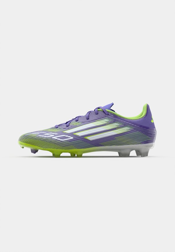 adidas Performance F50 LEAGUE FIRM GROUND FOOTBALL BOOTS - Firm-ground football boots - purple rush/footwear white/lucid lemon