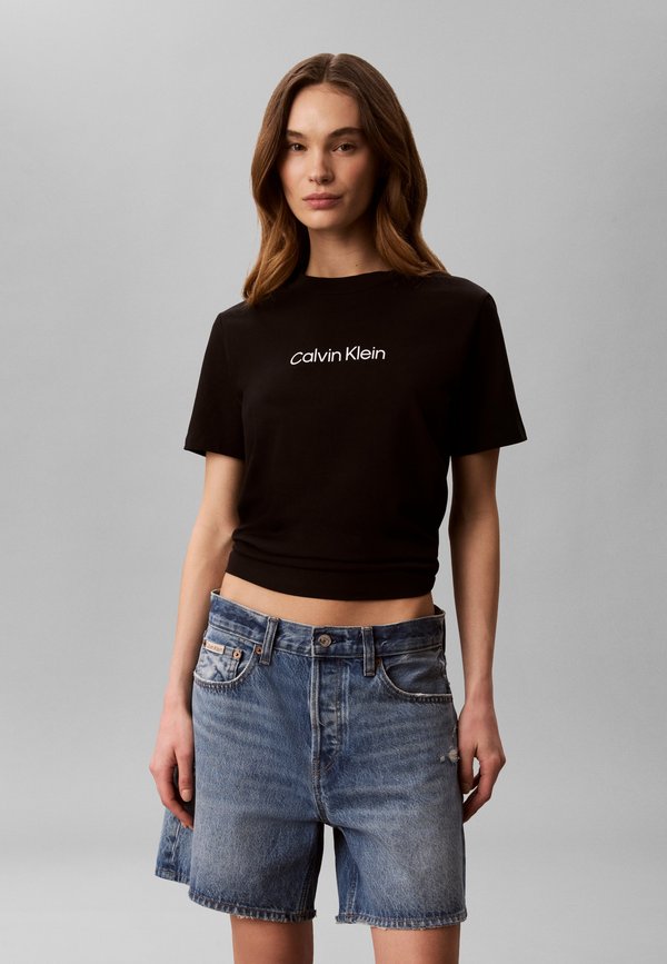 Calvin Klein CLASSIC STANDARD LOGO TEE - Print T-shirt - black