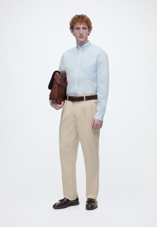 Lindbergh FINE OXFORD CROPPED SHIRT L/S