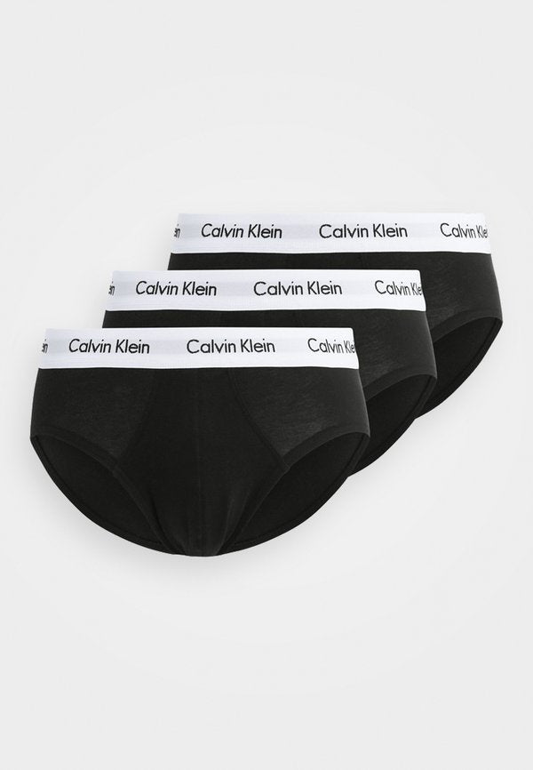 Calvin Klein Underwear 3 PACK - Briefs - black