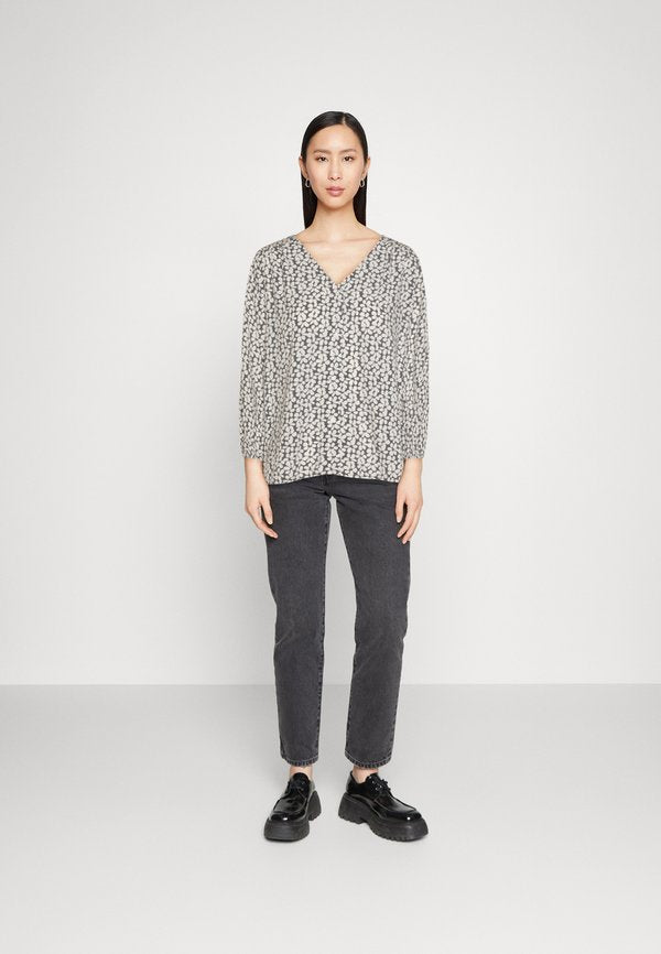 TOM TAILOR PRINTED V NECK