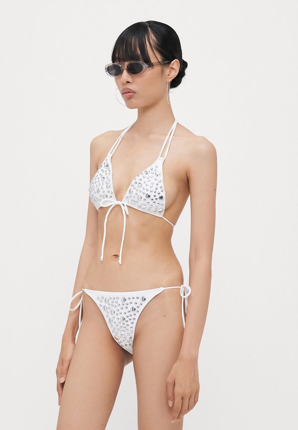 Jaded London STUDDED BOTTOMS WITH TIE WAIST