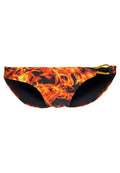 Jaded London FRONT WITH CARBINER CLIP FLAME PRINT
