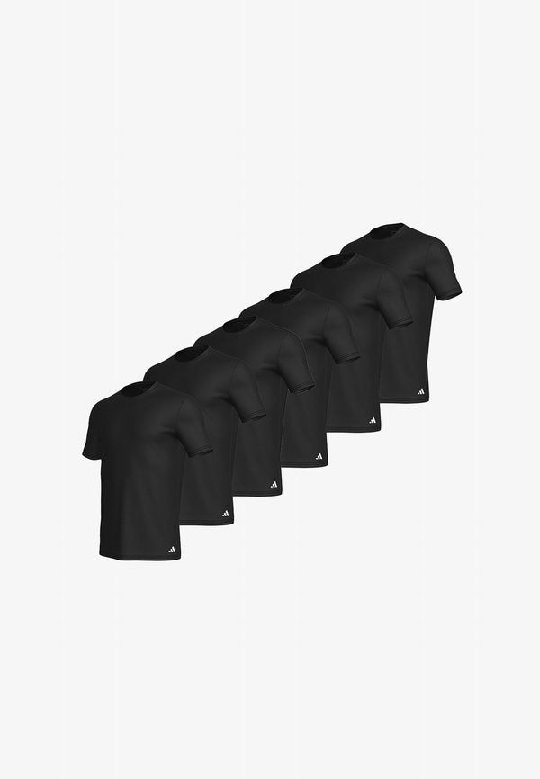 adidas Sportswear 6ER PACK  - Undershirt - schwarz