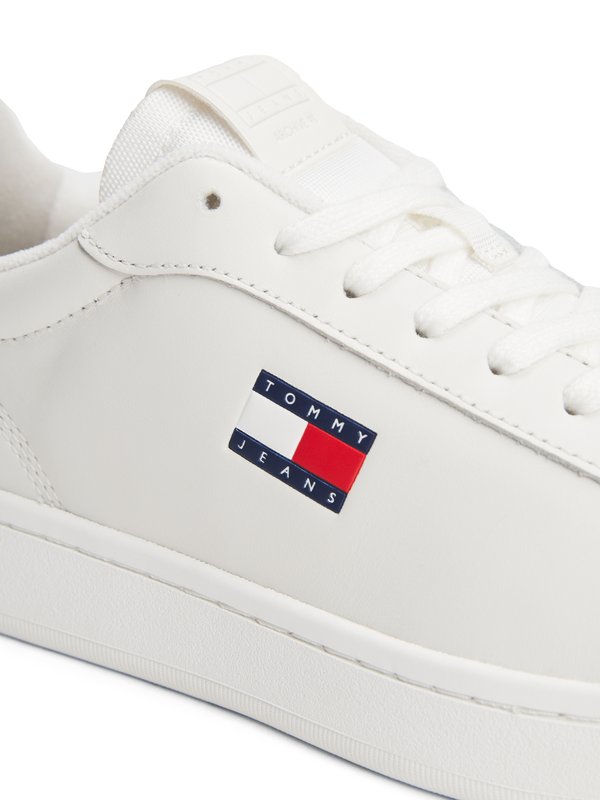Tommy Jeans ARCHIVE COURT LEATHER TRAINERS