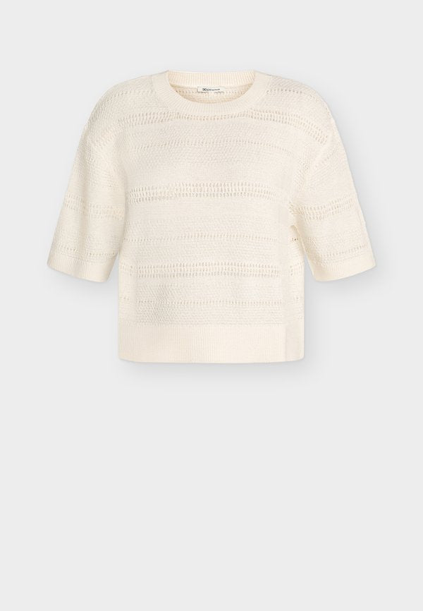 TOM TAILOR DENIM KNIT OPEN STRUCTURE PULLOVER